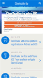Mobile Screenshot of blog.cinetrailer.tv