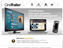 Tablet Screenshot of project.cinetrailer.tv